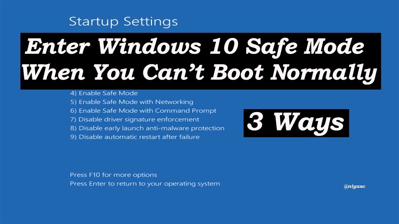 How to Start Windows 10 in Safe Mode: Complete Guide for Troubleshooting (2025)