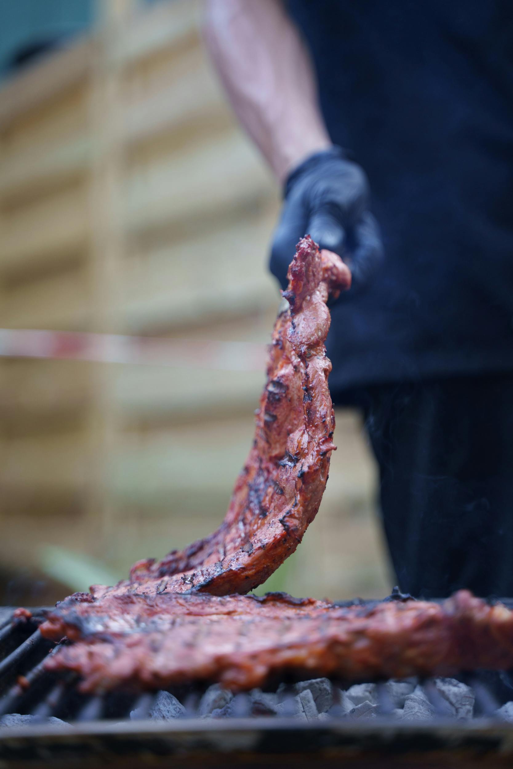 Grilling Ribs